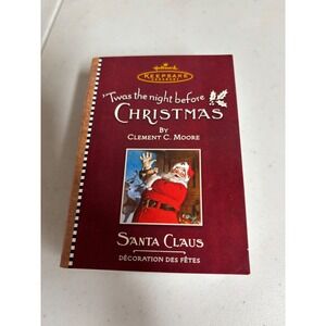 NIB 2001 Hallmark Keepsake Ornament‎ "Twas the Night Before Christmas" Vol. 4